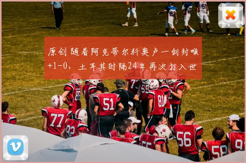 原创 随着阿克蒂尔科奥卢一剑封喉+1-0,土耳其时隔24年再次打入世界杯